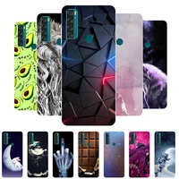 for tcl 20 se case 20b 20l 20s silicone back cover phone case for tcl 20 se t671h soft case for tcl 20se fundas cartoon coque