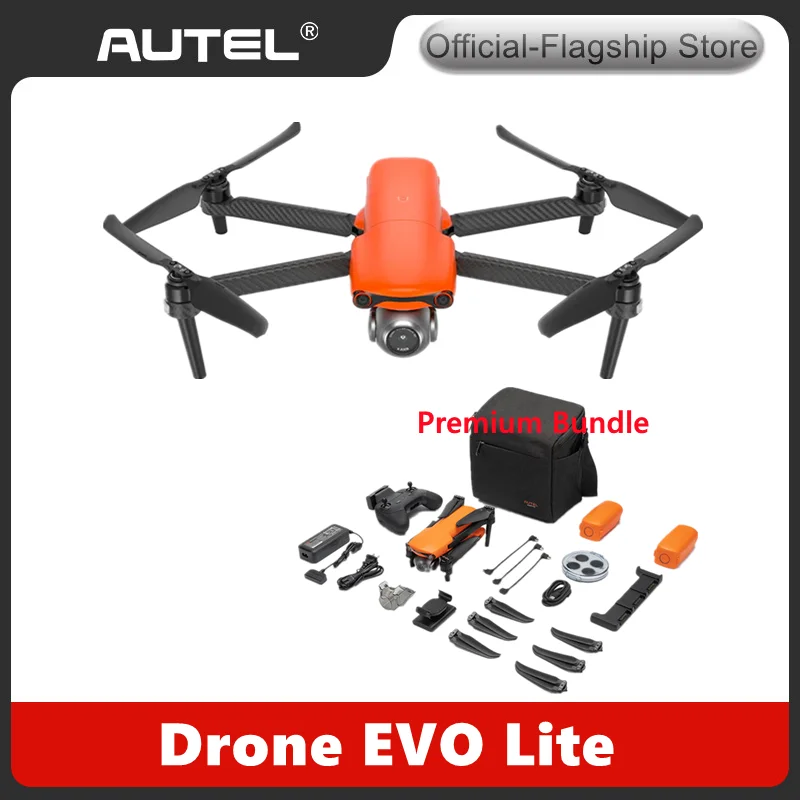 

Autel Robotics Drone EVO Lite Premium Bundle 4K/60fps 4-Axis Gimbal Design 50MP Camera with 1/1.28 CMOS Sensor 40 Minutes Fly