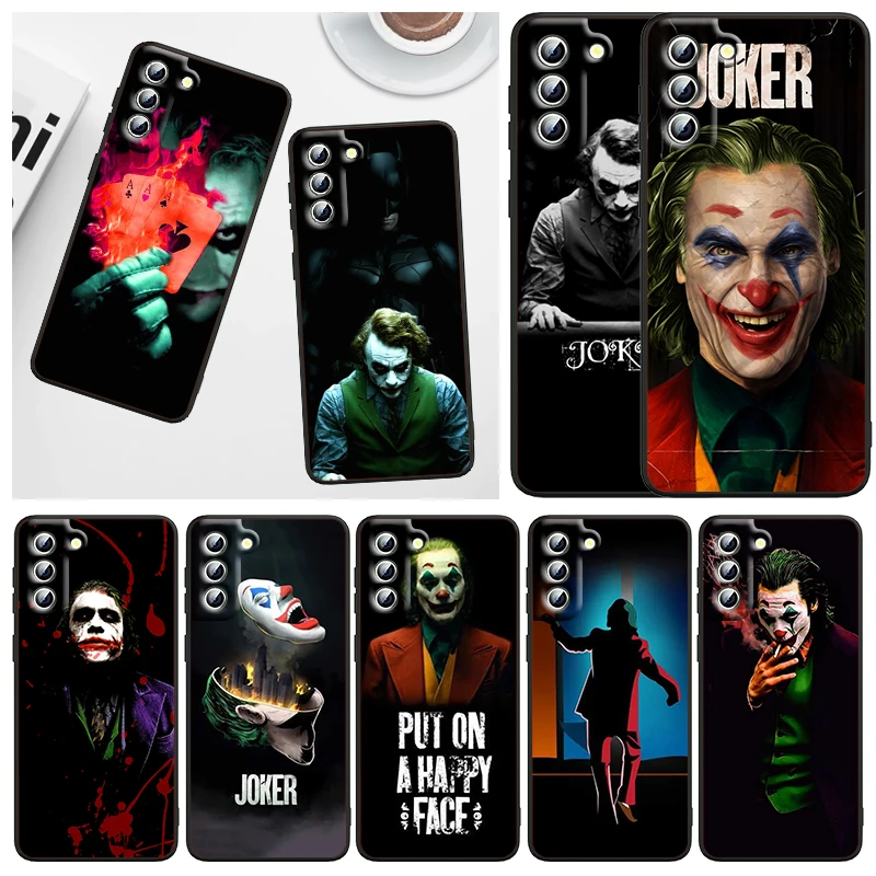 

Hot Art Joker Movie.jpg For Samsung Galaxy S22 S21 S20 FE Ultra Pro Lite S10 5G S10E S9 S8 Plus S7 Edge Black Soft Phone Case