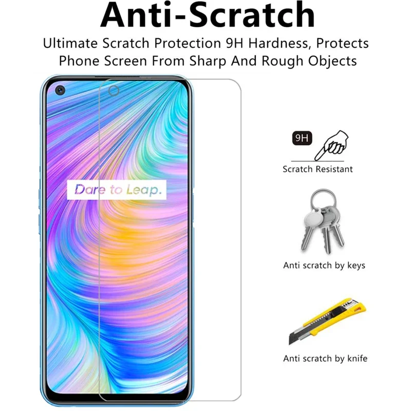 Чехол из закаленного стекла для Realme q2 pro чехол на Realmi q 2 2q q2pro Realmeq2 телефона сумка