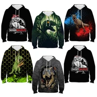 2022 new dinosaur 3d hoodie dragon kids pullover cartoon sweatshirt boys and girls hoodie hot sale dinosaur clothing