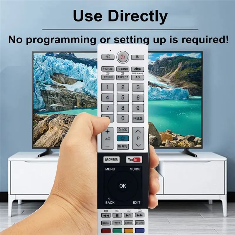 Фото Пульт дистанционного управления SQPP-Replace CT-8538 CT 8538 для телевизоров Toshiba CT8538 LCD LED №3