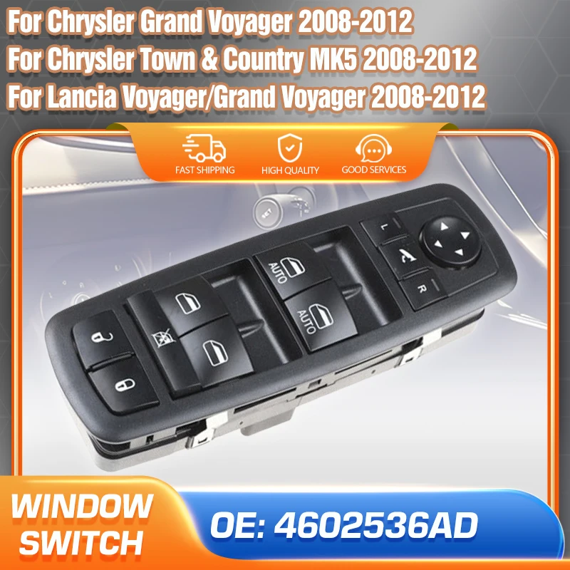Автомобильный подъемник переключателя стеклоподъемника 4602536 AD для Chrysler Town &amp