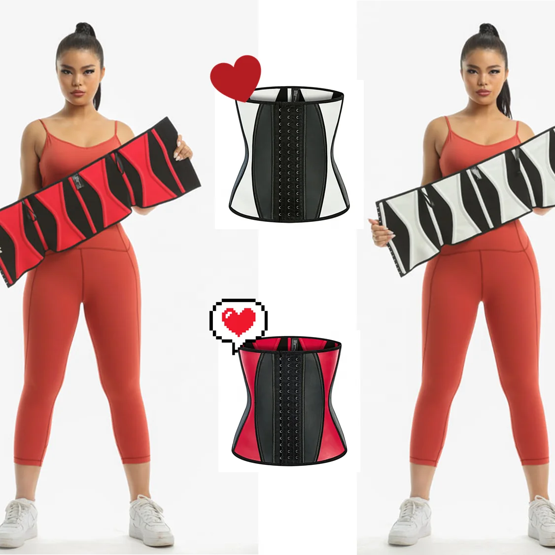 

Workout Fitness Waist Trimmer Women Tummy Control Waist Trainer Belt Weight Loss Shaper Girdle Workout Belly Band Waist Wrap