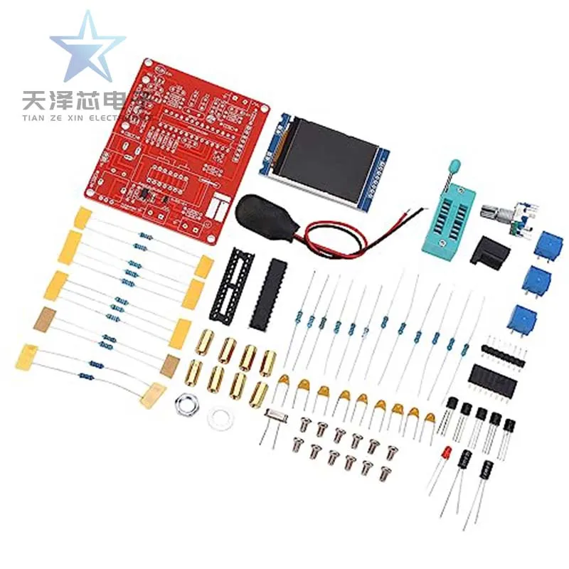 Gm328 Тестер транзисторов Измеритель резисторов индуктора емкости Esr Детали
