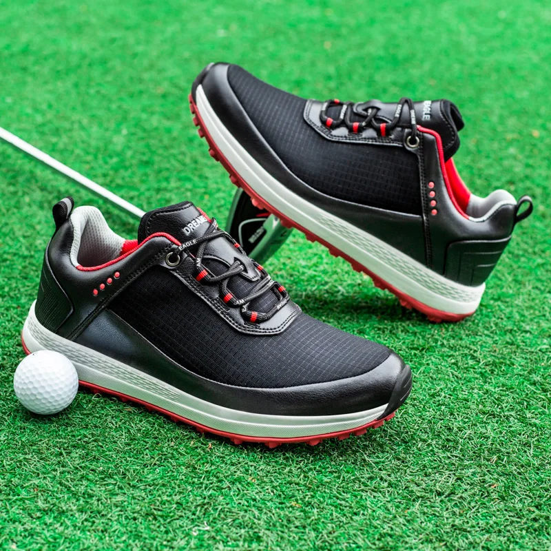 Men's High-quality Golf Shoes, Spikeless Golf Training Shoes, Professional Outdoor Fitness Shoes, Men's Golf Shoes Size 39-48