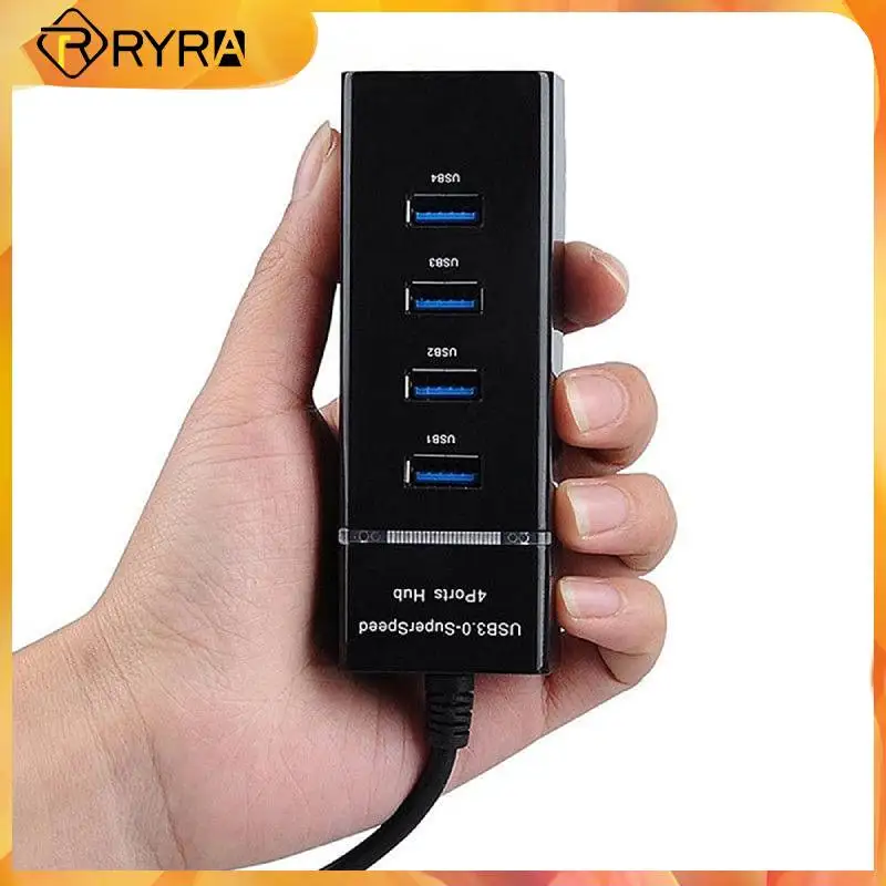 

RYRA 3.0 USB C Expansion Dock 4 Ports Multi Splitter Adapter Multifunctional Expander High Speed USB Hub MacBook Laptop Device