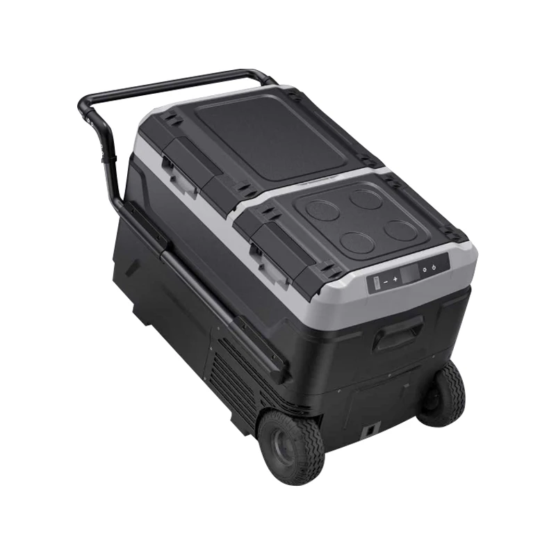 

Коробка солнечного охладителя 40L холодильник в машину портативные мини-холодильники для кемпинга и багажника с батареей