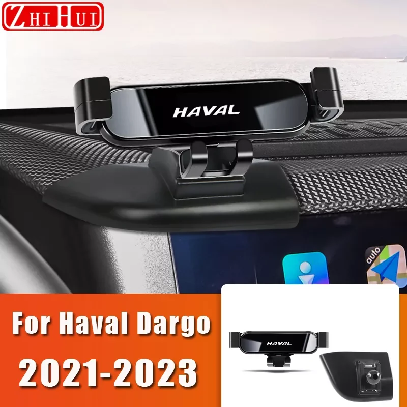 

Car Styling Mobile Phone Holder For GWM Haval Dargo 2021 2022 2023 Air Vent Mount Gravity Bracket Stand Auto Accessories