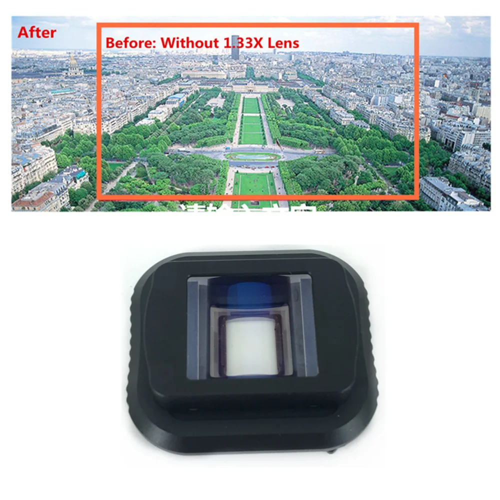 Glass 1.33X Wider Frame Movie Shot Lens Filter Protector for DJI Mavic 2 Pro Drone Gimbal Anamorphic Filmmaking Accessories
