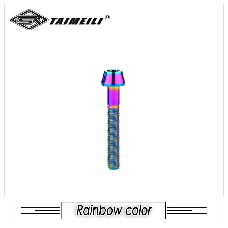 

Титановый болт M5 * 9/16 / 20/25 / 30/35 / 40/50 / 65 мм, сменный винт для велосипеда, Аксессуары для велосипеда, винт