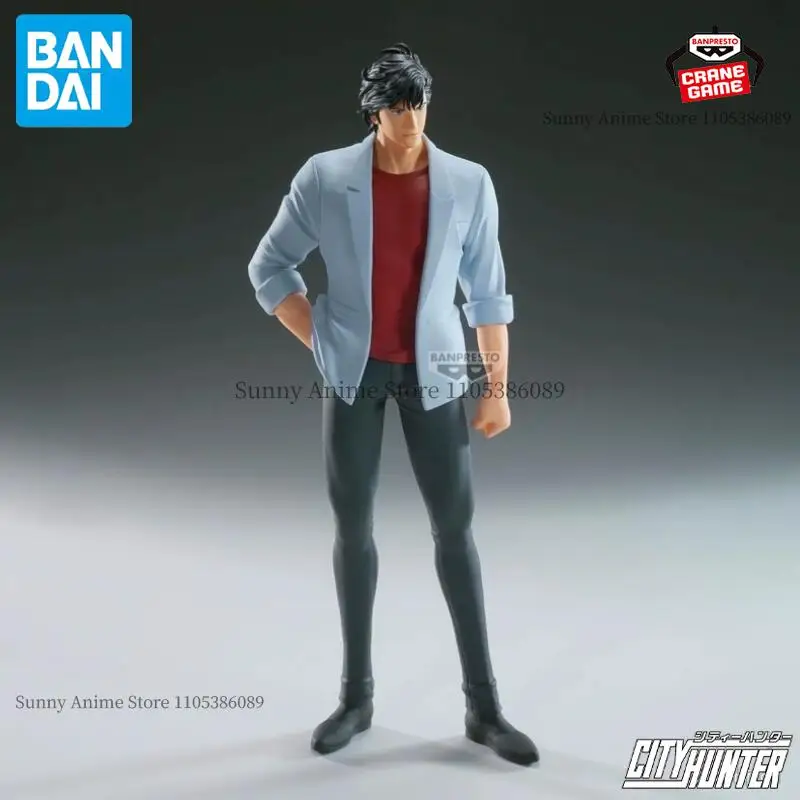 Фото Оригинальные фигурки Bandai Banpresto City Hunter: Ангельский пыль: Рё Саэба, Каори Макимура в повседневной одежде, аниме-фигурки, коллекционные фигурки №4