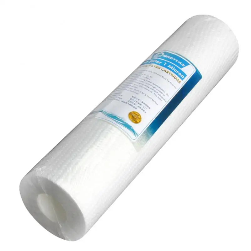 

10 INCH 1 MICRON PPF/SEDIMENT WATER FILTER CARTRIDGE Water Purifier Front Filter Cartridge Aquarium FOR REVERSE OSMOSIS