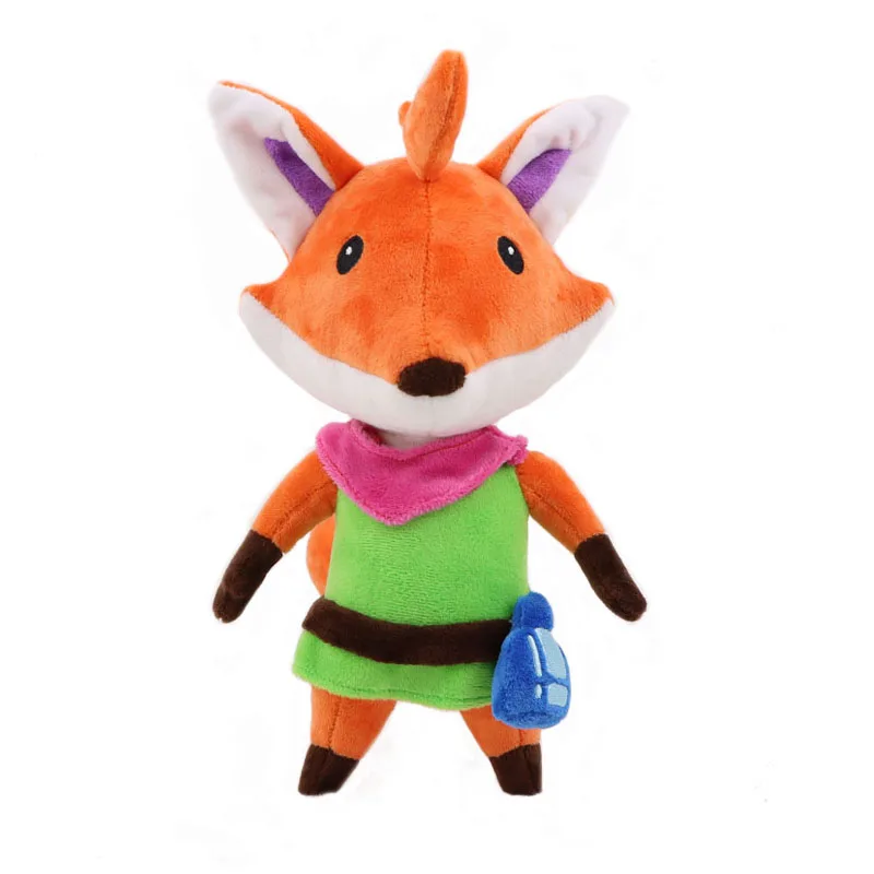 30CM TUNIC Fox Plush Toy Kawaii Fox Game Toy Cartoon Character Plush Doll Toy Soft Stuffed Animal Baby Kids Birthday Gift Toy