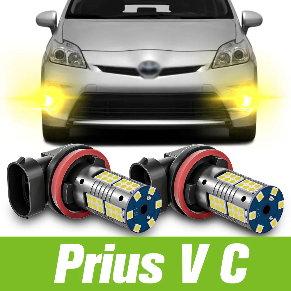 

2pcs For Toyota Prius V C LED Fog Light 2012 2013 2014 2015 2016 2017 2018 Accessories