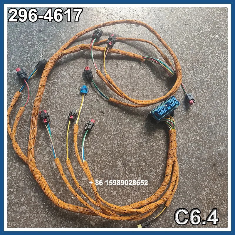 

C6.4 жгут проводов двигателя 296-4617 2964617 для гусеничных экскаваторов 320D 323D, жгут проводов, кабель