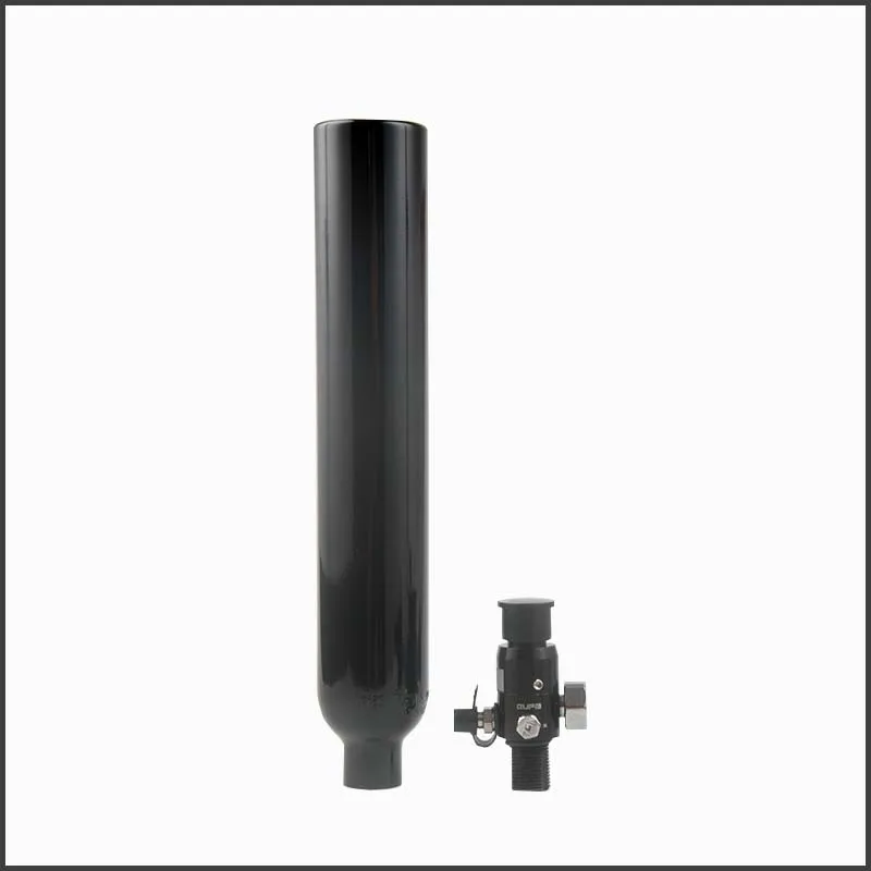

M18*1.5 0.38L Air Tank 200bra 3000PSI PCP Paintball Tank Aluminious Alloy HPA Cylinder Black M18*1.5 Thread