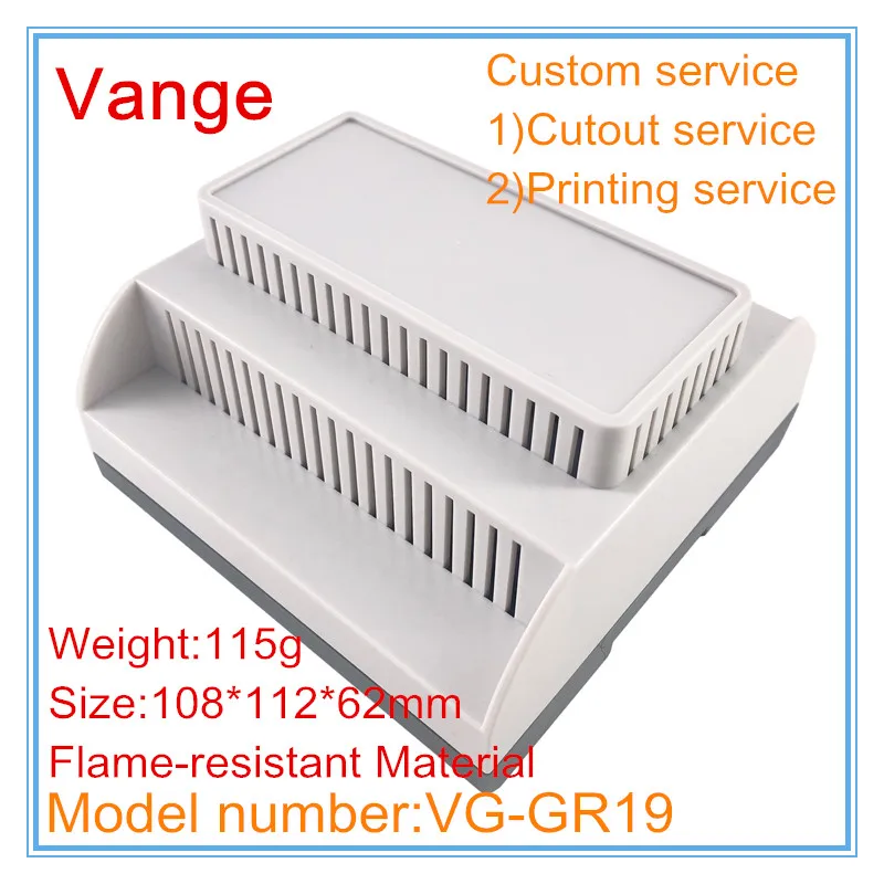 Коробка проекта ПЛК Vange 108*112*62 мм огнестойкий пластиковый корпус для ПК своими