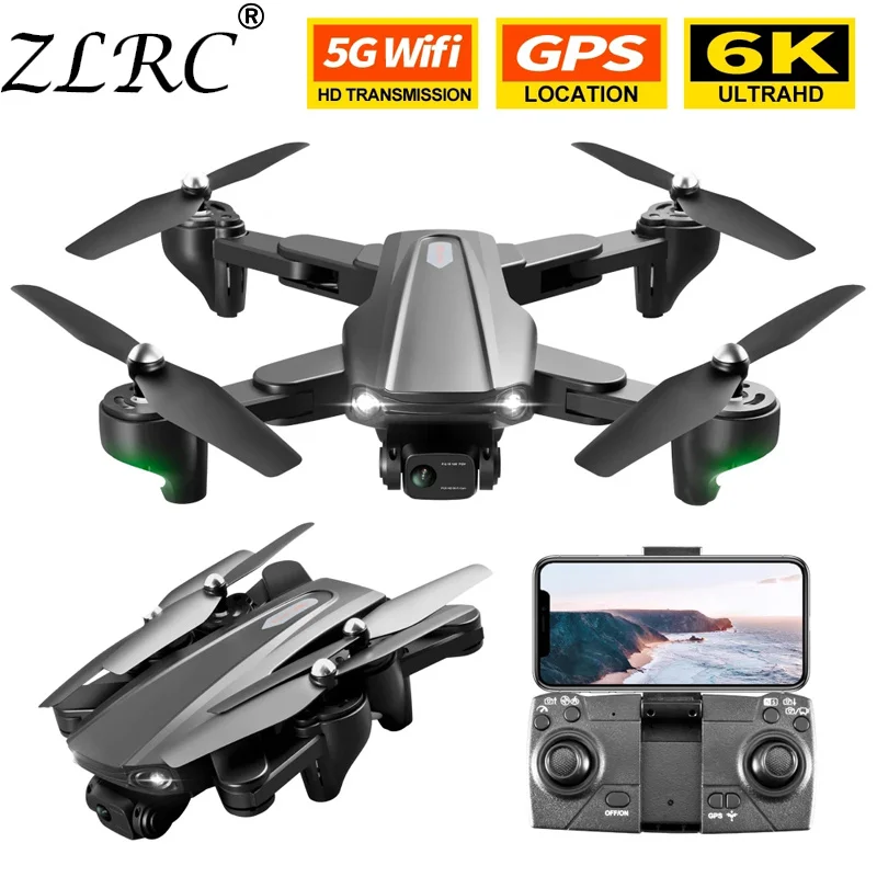 

ZLRC 2022 New R20 Drone 6K Professional HD Camera GPS 5G Aerial Photography Quadcopter Optical Flow Foldable Remote Dron Toy