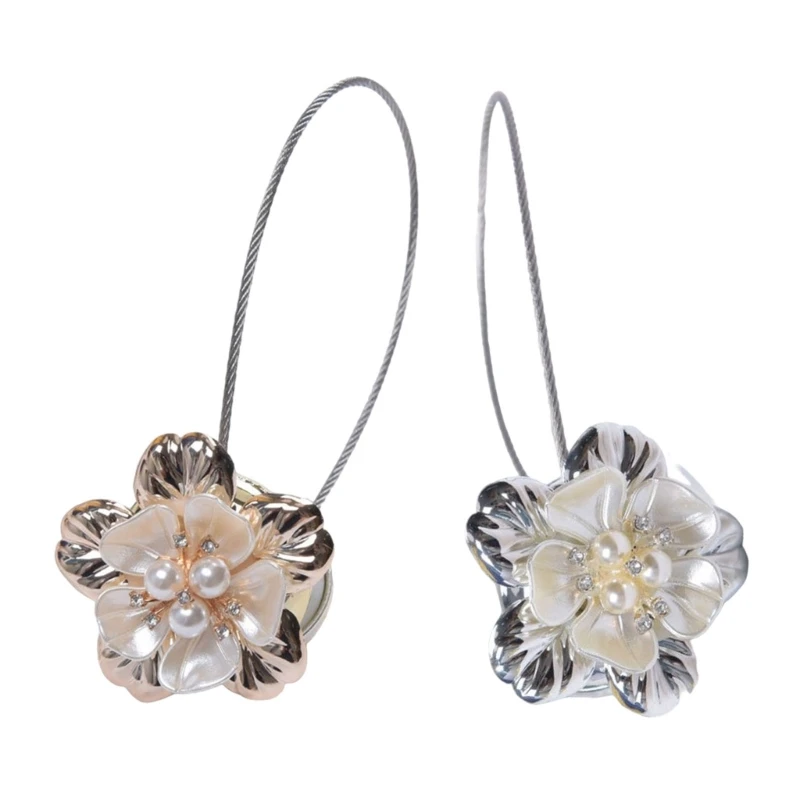 Магнитный жемчуг Цветочный подхват для штор из стальной проволоки Держатель