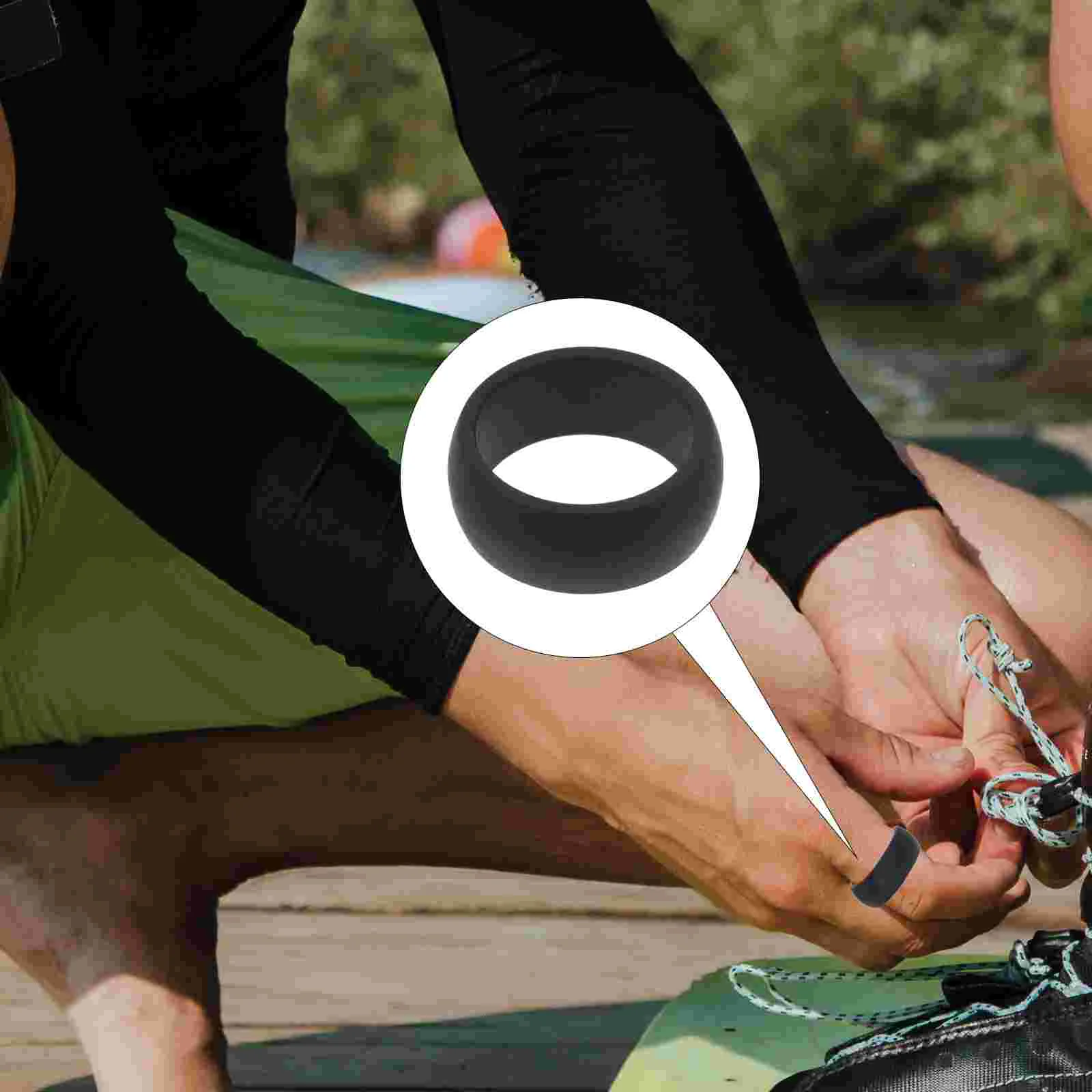 4 шт. силиконовые кольца обручальные на палец мужские тренировки детские