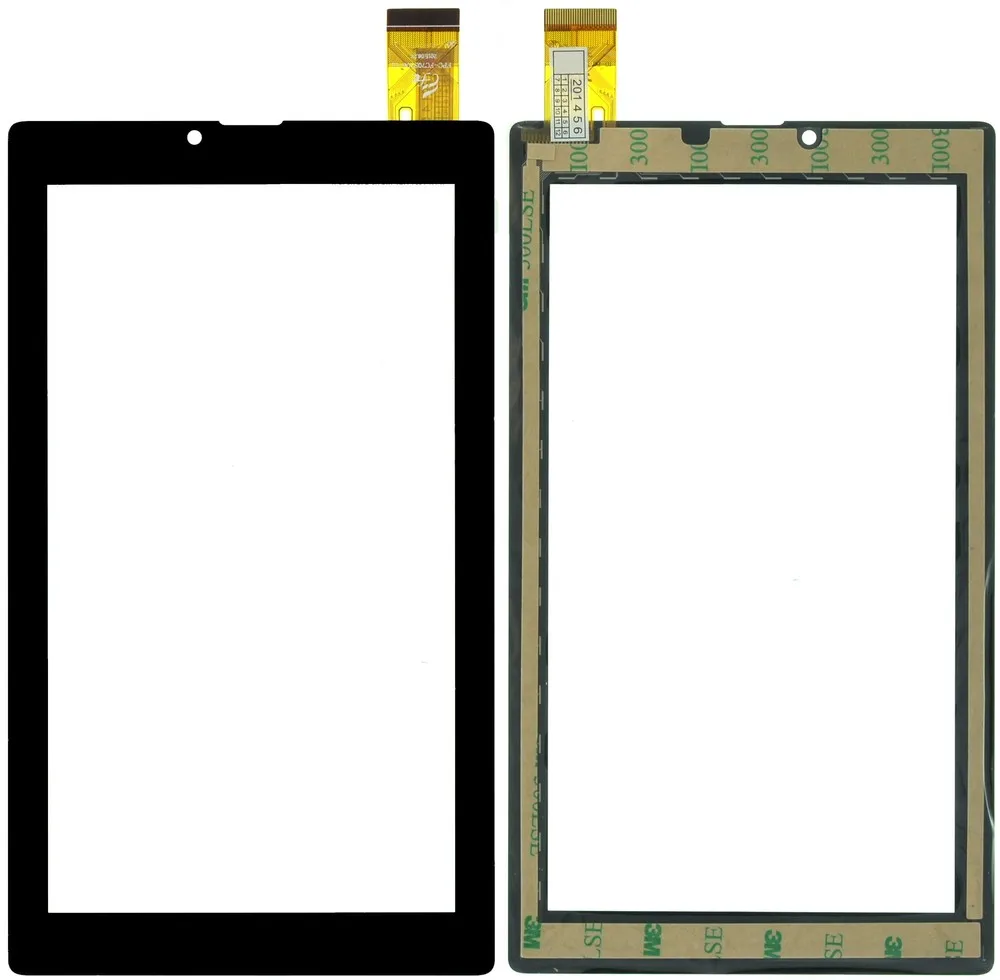 Тачскрин (104x182mm) черный (с прямыми углами) для Texet X-pad RAPID 7 4G TM-7869 |