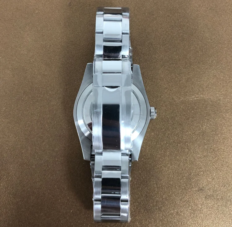 39 мм чехол для часов из нержавеющей стали с оправой AK и сапфировым стеклом