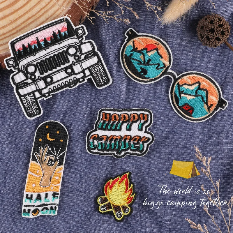 

Высококачественные Мультяшные автомобильные очки с вышивкой аксессуары для одежды нашивки для пальто наклейки на заднюю ленту