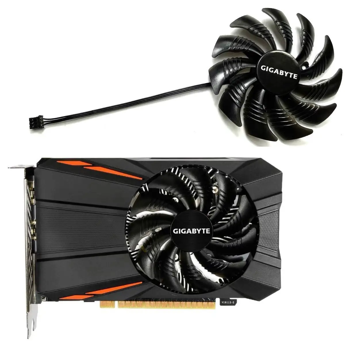 PLD09210S12HH T129215SU 3PIN 87MM GTX1050 GPU Cooler For Gigabyte Geforce GTX 1050 1050Ti RX 550 560 Mini ITX G1 Fan