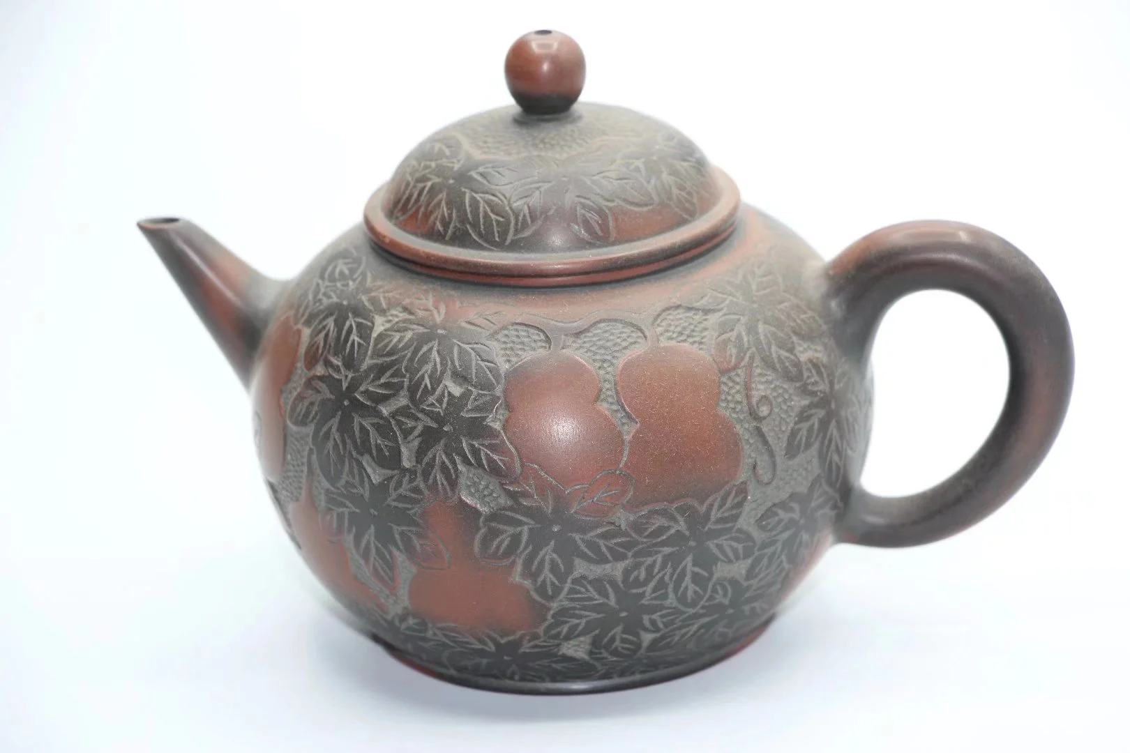 

China Qin Zhou Ceramic (Not Yixing) Ni Xing Tao pu er tea pot HU LU gourd for puer oolong black tea about 300ml