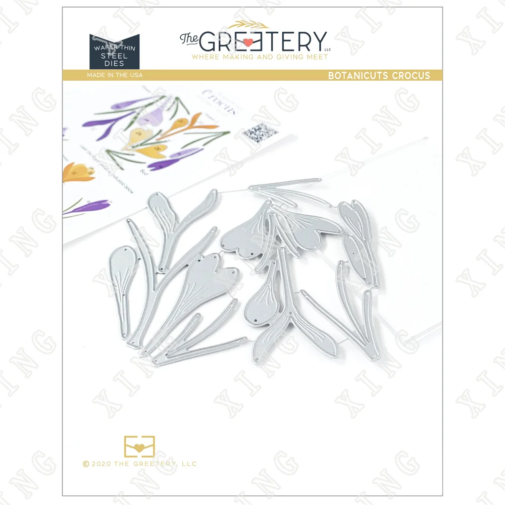 

2022 Newest Hot Sale Diy Decoration Craft Embossing Stencil Botanicuts Crocus Die Metal Cutting Dies Scrapbook Reusable Template