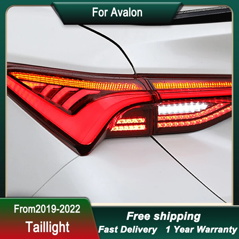 

Car Taillamp For Toyoto Avalon 19-22 LED Through Tail Light Brake Reverse Tail Lamp Dynamic Turn Signal Light Tail Lamp Assembly
