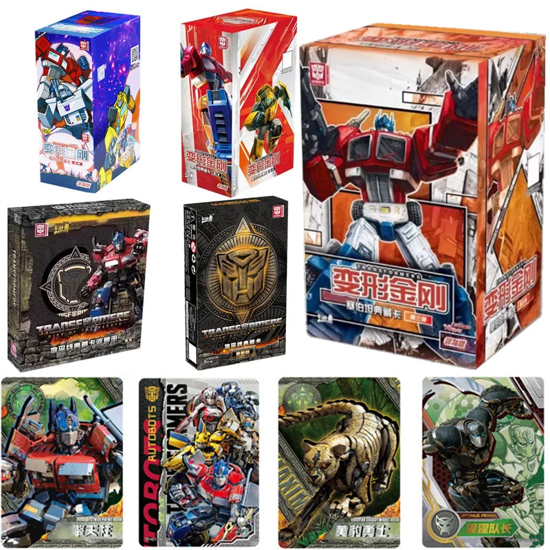 

KAYOU Genuine Transformers Cards Cybertron Collection Cards Leader Edition Optimus Prime Rare BP Cards Children's Birthday Gifts