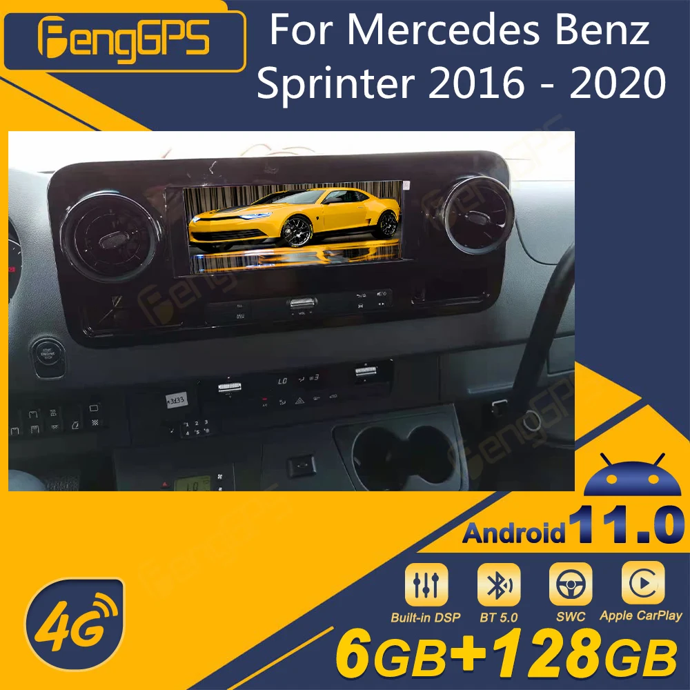 

For Mercedes Benz Sprinter 2016 - 2020 Android Car Radio 2Din Stereo Receiver Autoradio Multimedia Player GPS Navi Head Unit