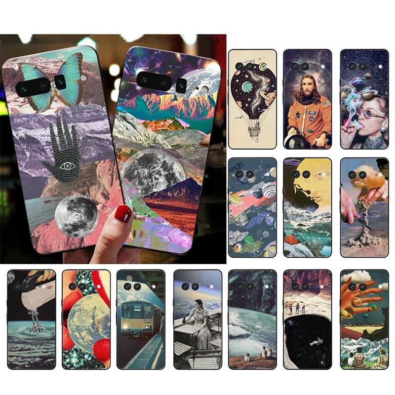 

Phone Case for Google Pixel 7 Pro 7 6A 6 Pro 5A 4A 3A Pixel 4 XL Pixel 5 6 4 3 XL 3A XL 2 XL Art Trippy Psychedelic Case