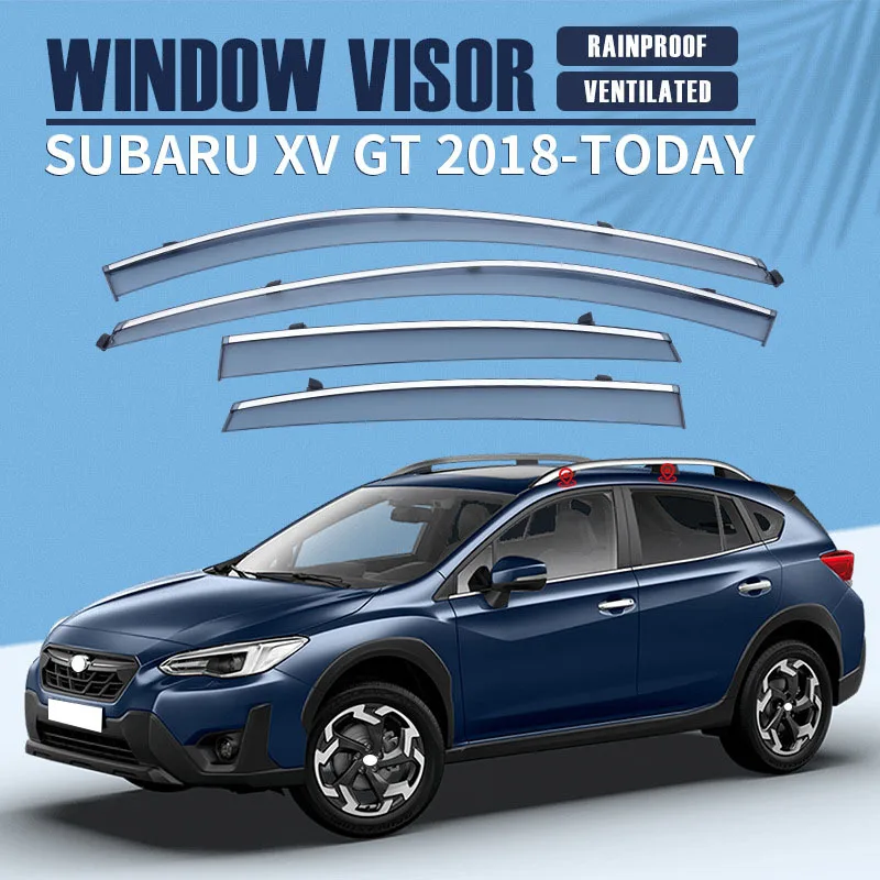 

For Subaru XV Crosstrek GP Window visor Weather Shield Side Window Deflector Car windshield weather shield Car accessories