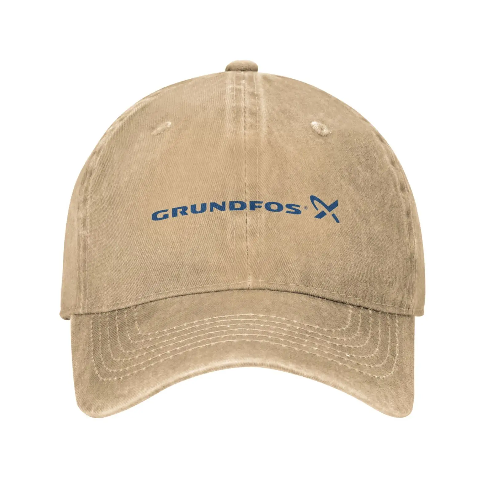 

Grundfos logo Print Graphic Casual Denim cap Knitted hat Baseball cap