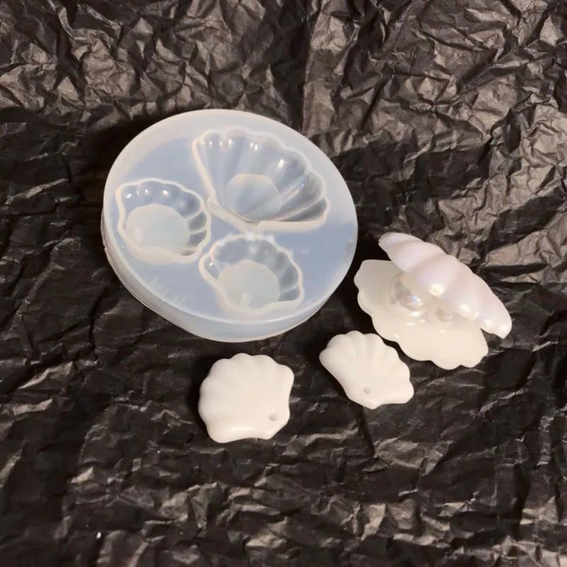 

3D формы для игрушек в виде ракушек, декоративное украшение, силиконовая форма, подходит для поделок «сделай сам», Прямая поставка