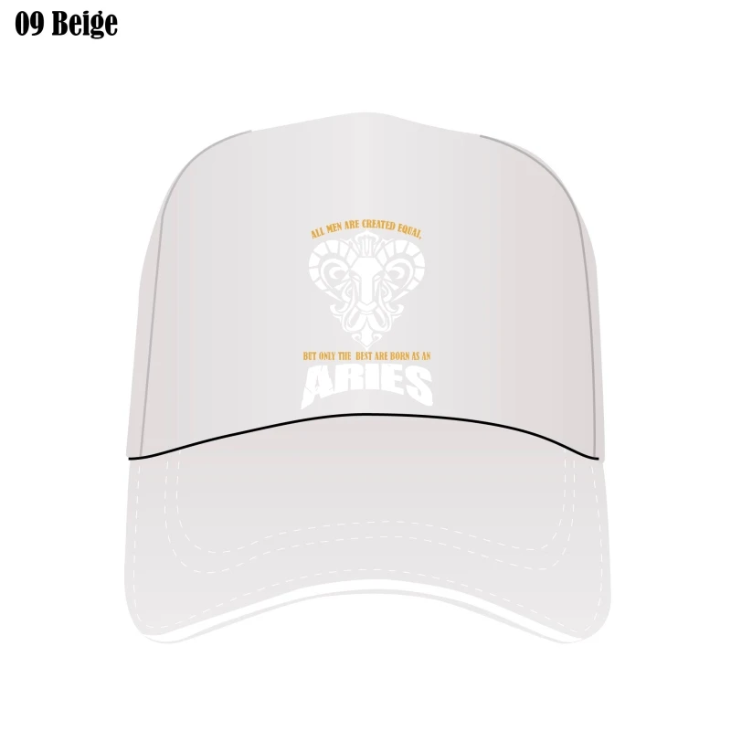 

Men Custom Hat All Men Are Created Equal But Only The Best Are Born As An Aries Women Bill Hats