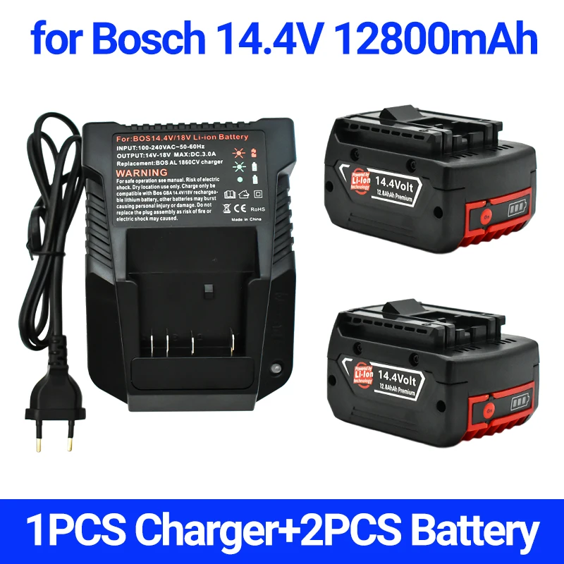 100% Новый оригинальный аккумулятор BAT614G 14 4 В 12800 мАч литий-ионный для Bosch