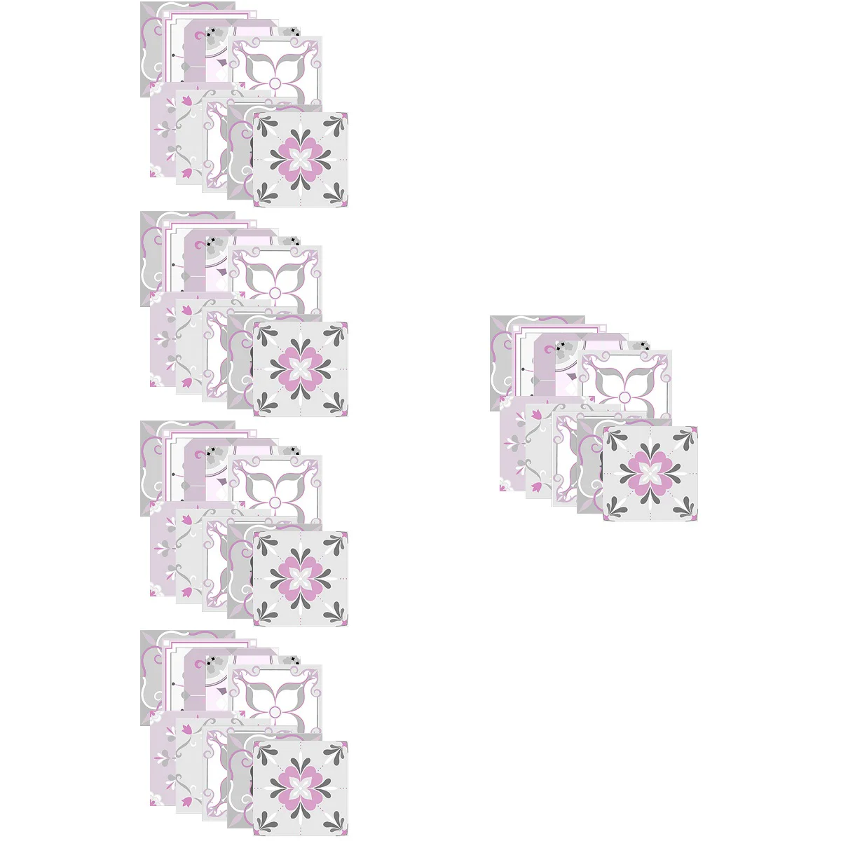 

5x Decorative Bedroom Adhesive Tile Sticker Peel And Tile Decals Wall Tile Sticker Decorative Sticker For Tile