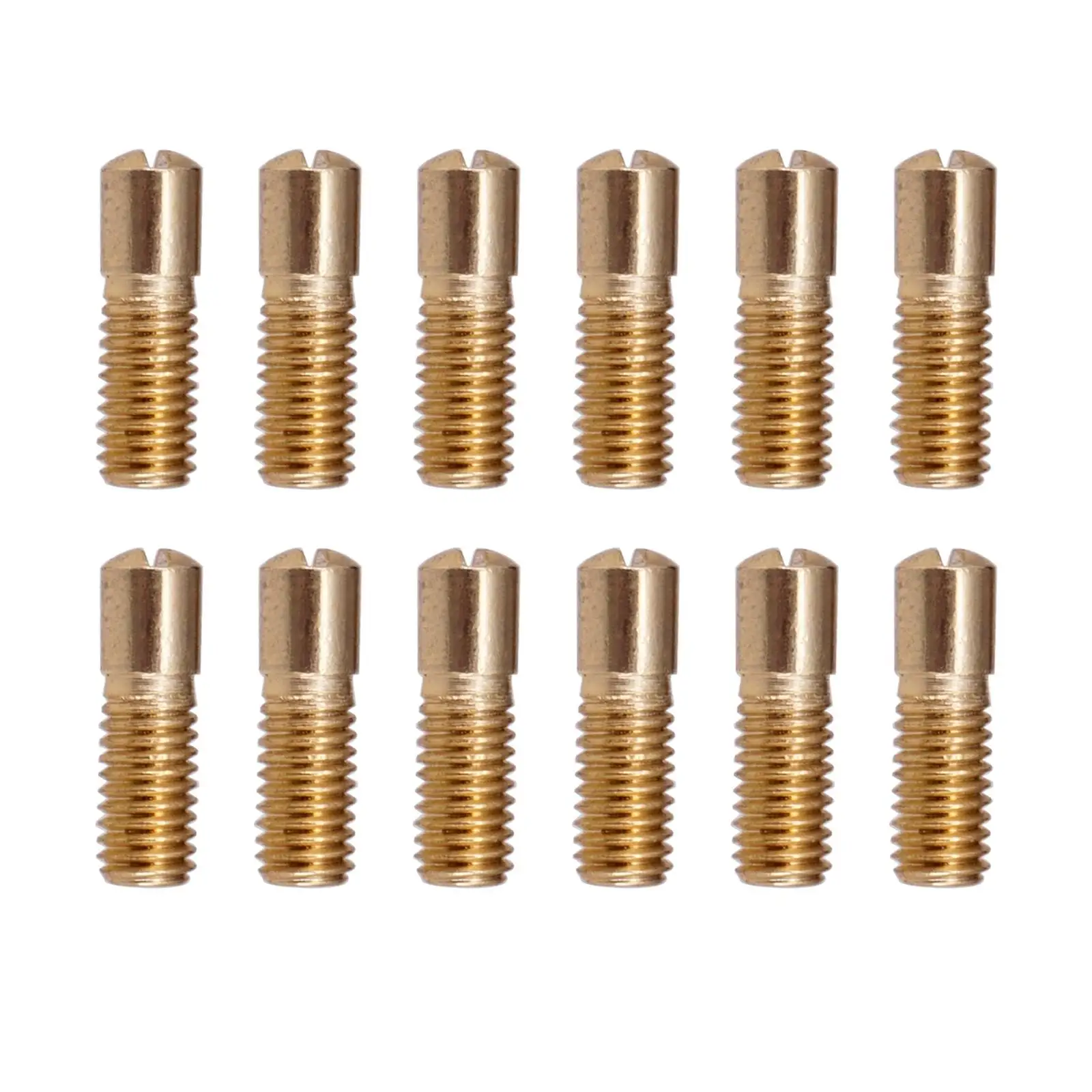 

12x Single Coil Pickup Screws Guitar Parts Replaces for Instrument Accessory