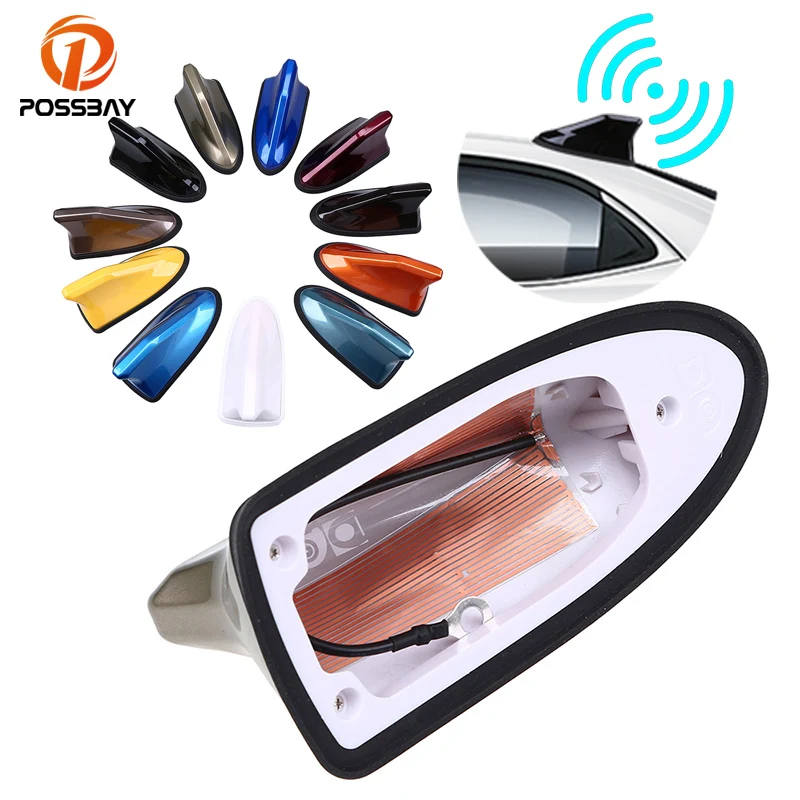 Car Shark Fin Antenna Auto FM Radio Aerials for Seat Ibiza BMW E87 Citroen C3 C4 Mini Cooper Suzuki Swift Mazda 3 Exterior Parts