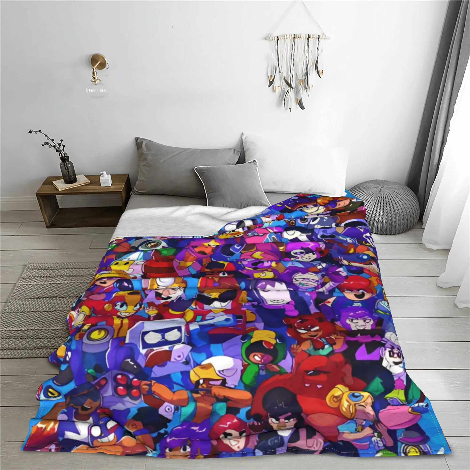 Флисовое одеяло Brawll Emz Spike Squeak игровые одеяла с героями мультфильмов для дивана