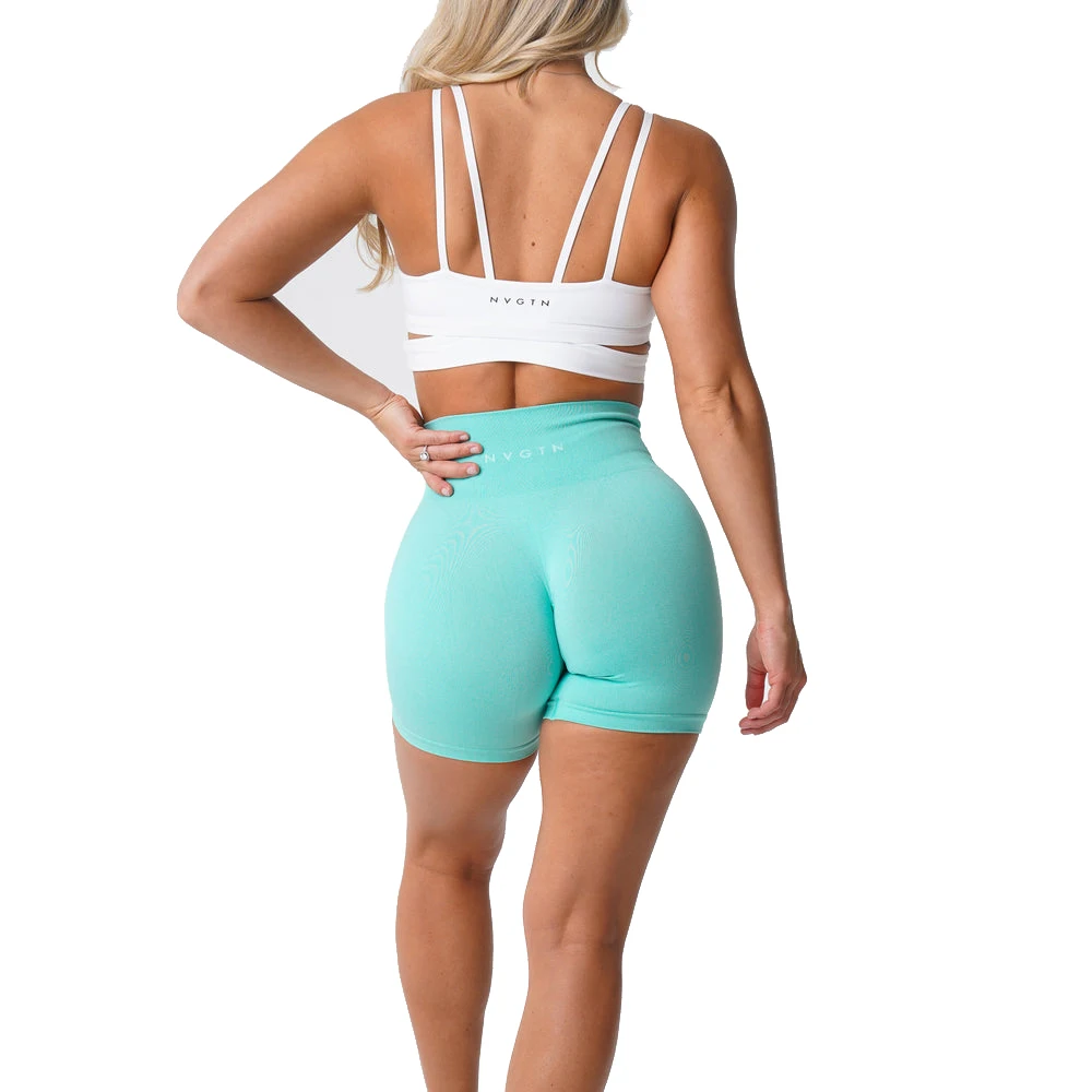 Nvgtn Seamless Professional Sports Spandex Shorts Women's Fitness Stretch Breathable Hip Lift Casual Running