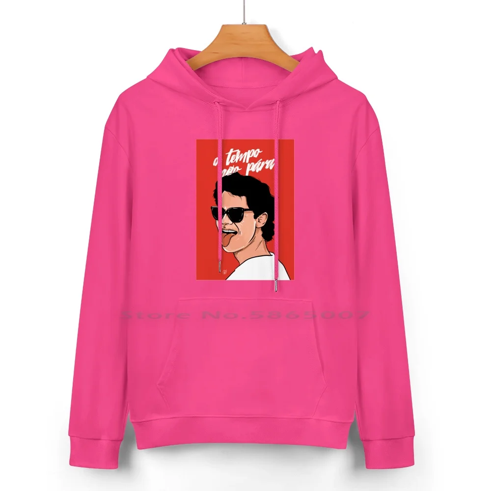 Толстовка Cazuza-O Tempo N?o полиара из чистого хлопка свитер 24 цвета Cazuza Mpb музыкальный