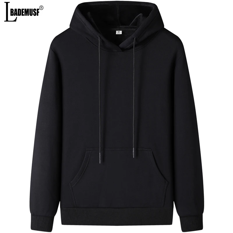 

Men 2022 Autumn Winter Fashion Solid Color Hoodie Jacket Men Sweatshirts Pullovers Streetwear Hip Hop Hoodie Jacket Men Coat 4XL