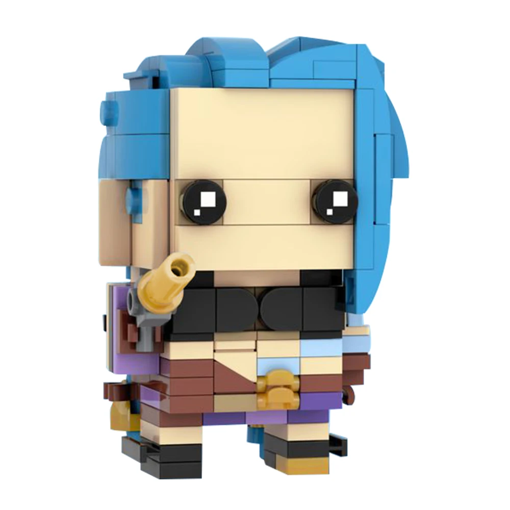 Аниме фигурка Jinkesi BrickheadZ мини-кукла кирпичная модель Moc Arcane Alliance игровые