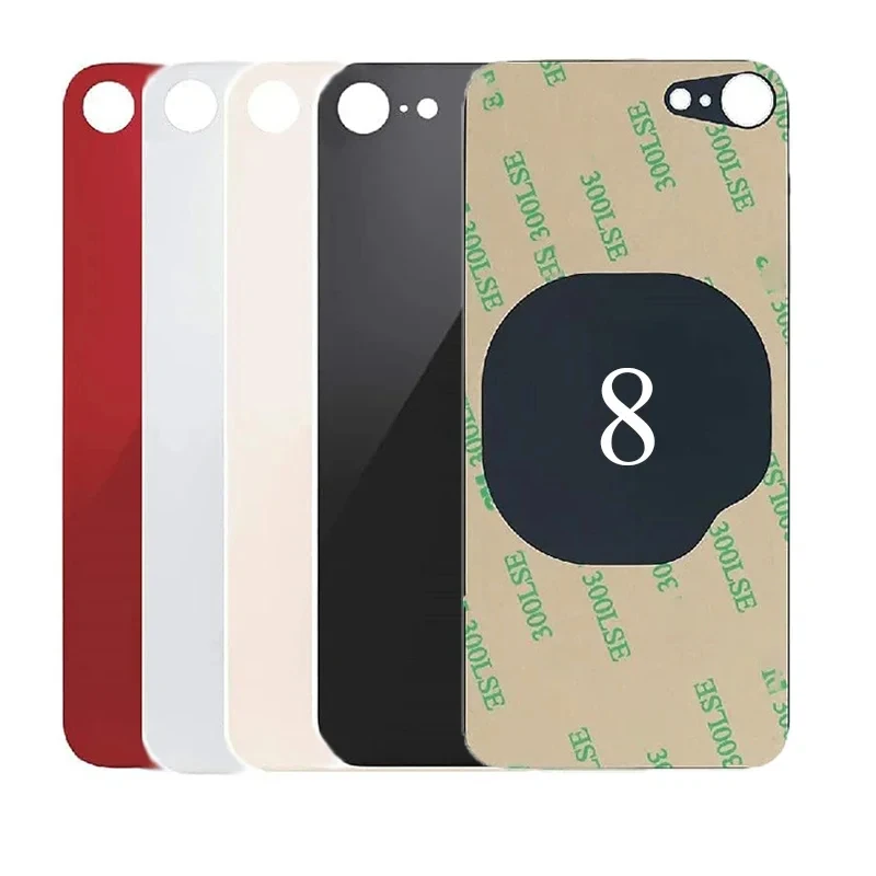 Запасные части для iPhone 8 задний экран со стеклом с большим отверстием задней