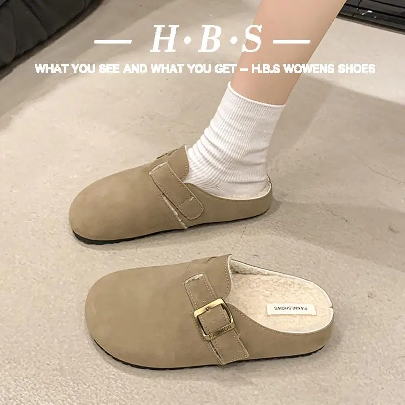 Женская обувь домашние тапочки шлепанцы на платформе с закрытым носком зимняя 2024